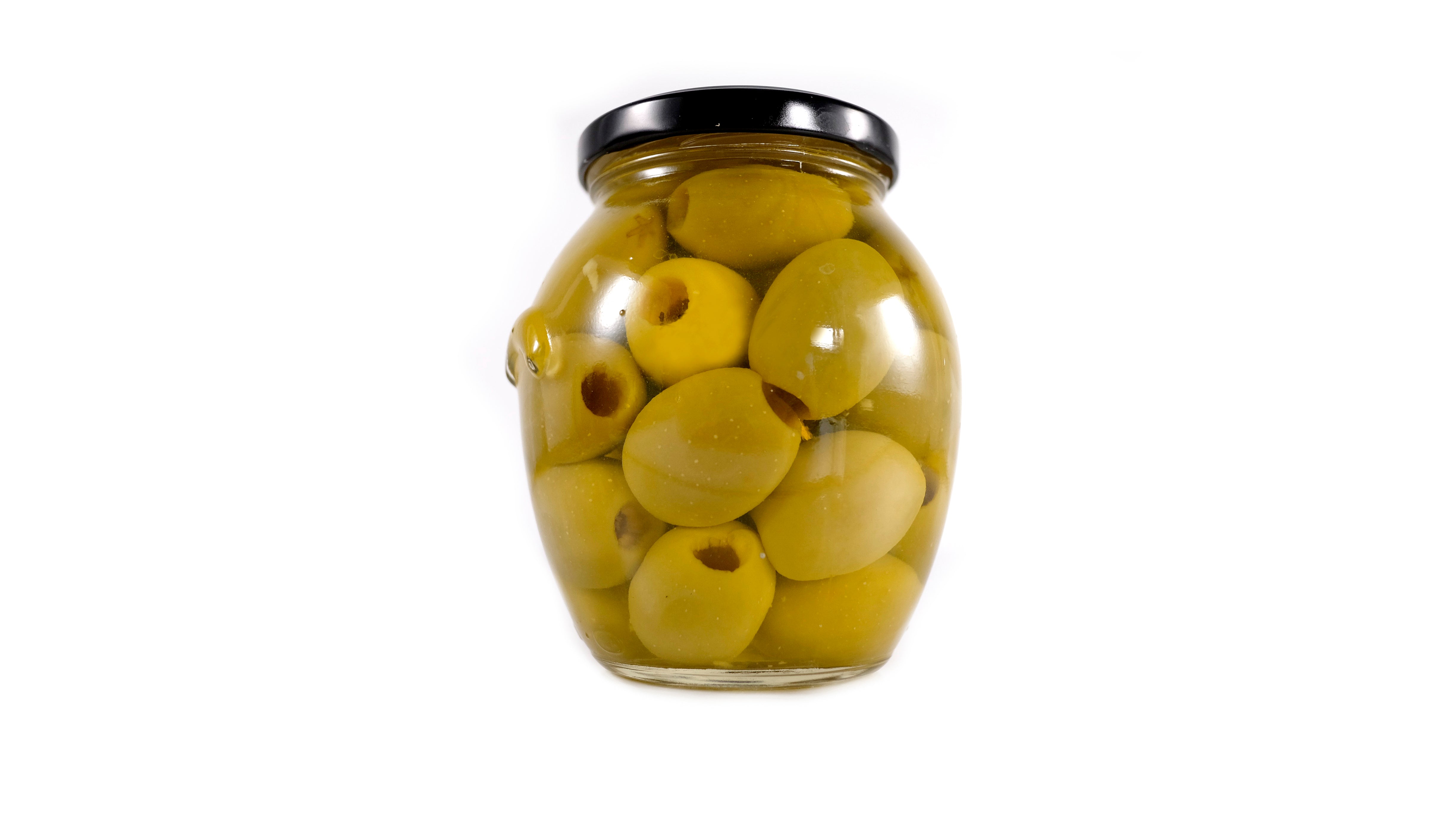 Deluxe Green Pitted Olives